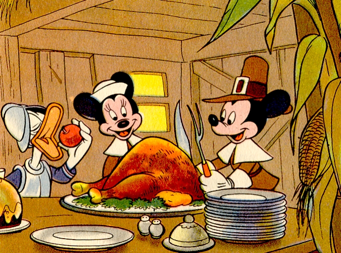 mickey mouse free wallpaper: Mickey Mouse Thanksgiving Wallpaper